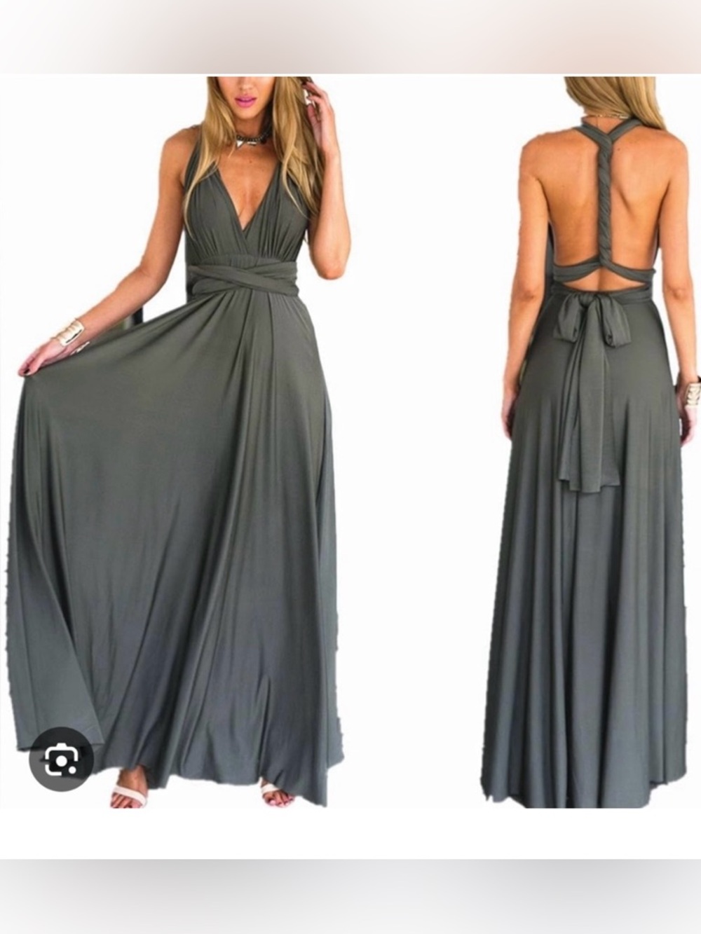 Elegant Convertible Maxi Dress